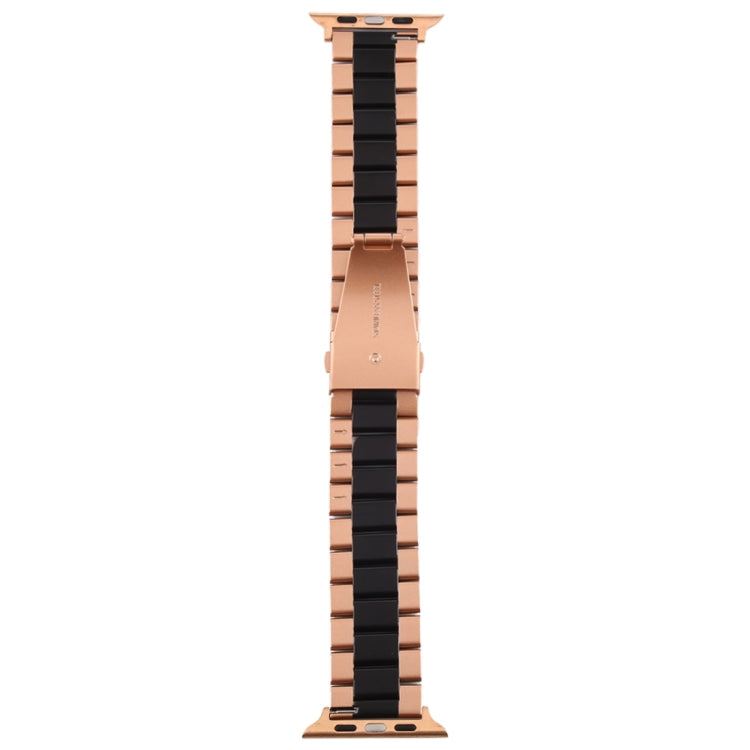 Bracelet de montre en acier inoxydable pour Apple Watch Series 10 42 mm / 9, 8 et 7 41 mm / SE 3, SE 2, 6, SE, 5 et 4 40 mm / 3, 2 et 1 38 mm, pour Apple Watch Series 7 41 mm / 6, SE, 5 et 4 40 mm / 3, 2 et 1 38 mm